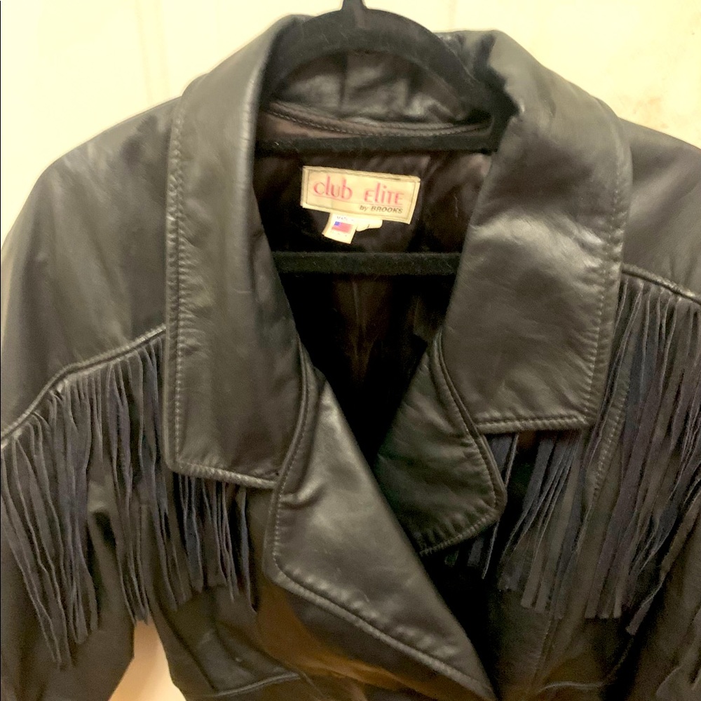 Vintage leather jacket!